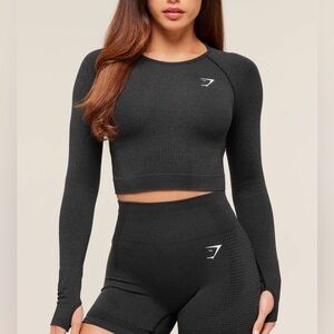 GYMSHARK womens size XS Vital seamless crop top